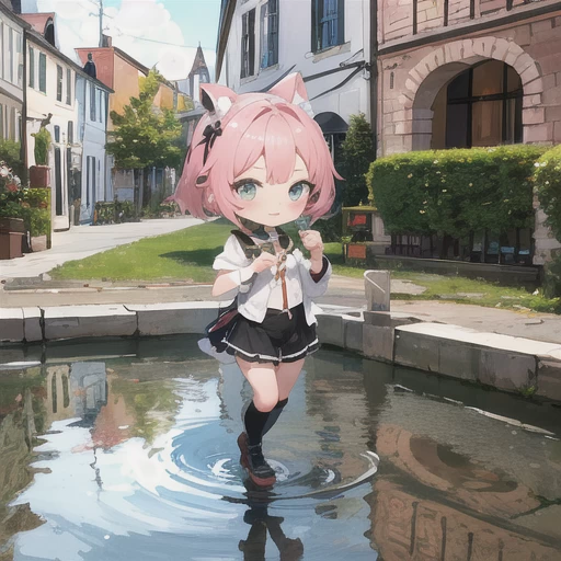 ボクシングスタイルの幼女