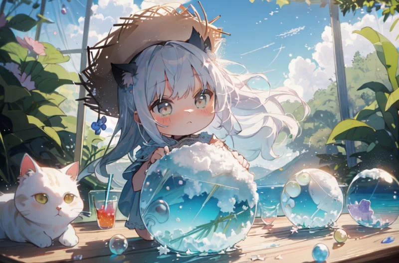 一人でのんびり夏