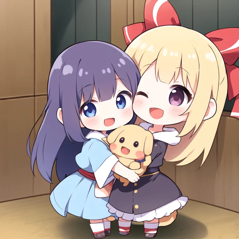 わんこをだっこ♪