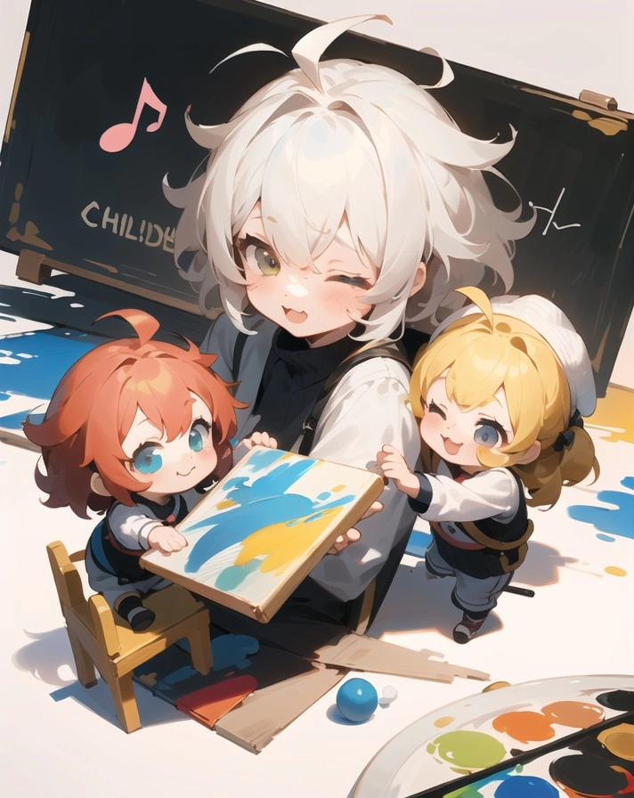 お絵描きたのしいね