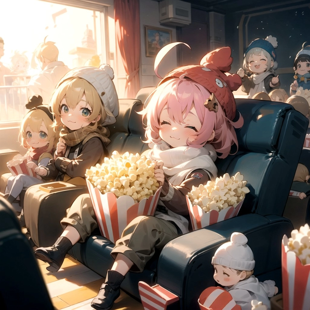 これから映画を観ます