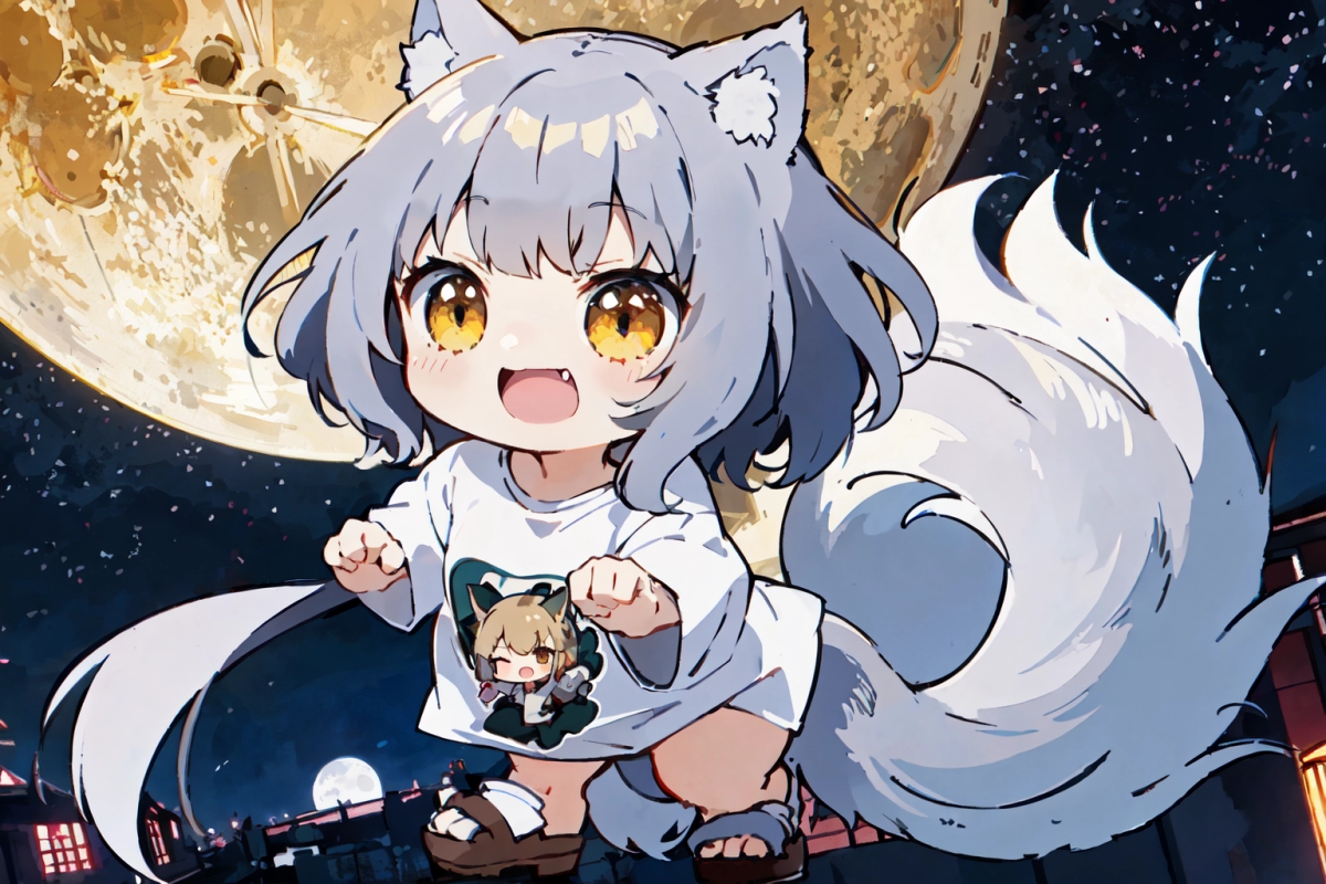 つっかけおおかみさん