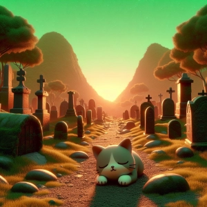 はかばにゃんこ