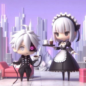 メイド喫茶風❔