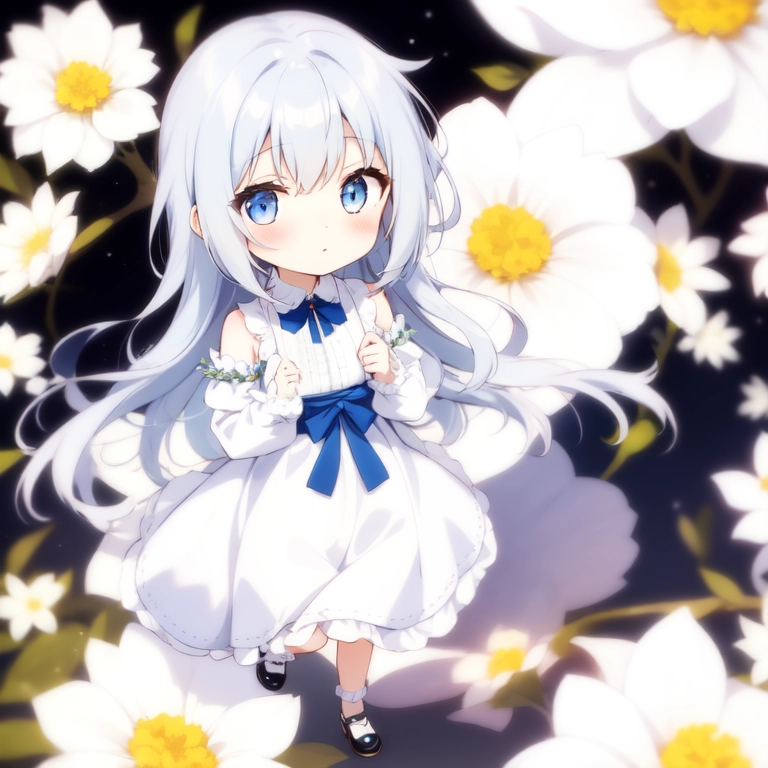 白い花のお嬢様