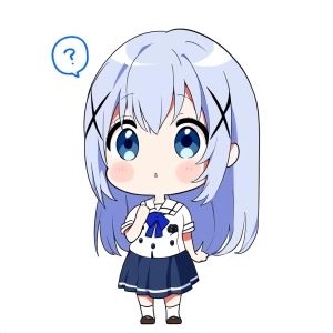 きょとんとするチノちゃん