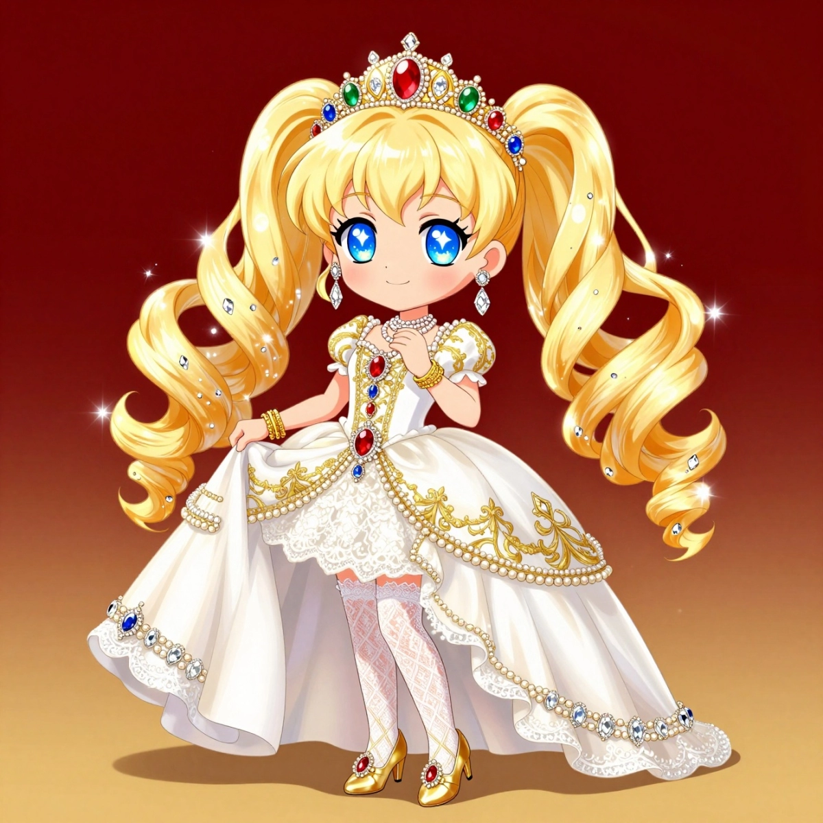 宝石に彩られた姫君