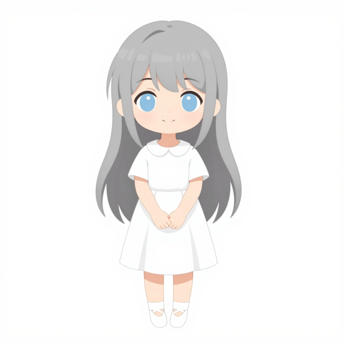 白い世界の清らかな天使