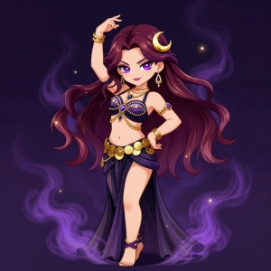 月夜に誘う妖艶な踊り子